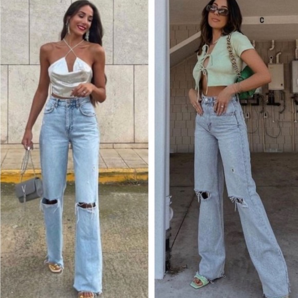 Zara Denim - Zara Blogger Favorite Wide Leg Jeans